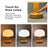 Rechargeable Touch Control Ambient Table Lamp – 3 Color Dimmable Portable Night Light