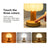 Rechargeable Touch Control Mushroom Lamp – 3 Color Dimmable Portable Night Light