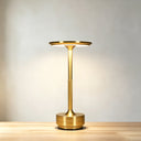 Elegant Rechargeable Dimmable Metal Touch LED Cordless Table Lamp