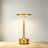 Elegant Rechargeable Dimmable Metal Touch LED Cordless Table Lamp