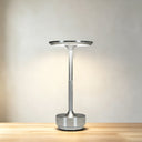 Elegant Rechargeable Dimmable Metal Touch LED Cordless Table Lamp