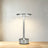 Elegant Rechargeable Dimmable Metal Touch LED Cordless Table Lamp