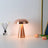 Portable Mushroom LED Table Lamp - Cordless Touch Dimmable Retro Bedside Nightlight