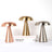 Portable Mushroom LED Table Lamp - Cordless Touch Dimmable Retro Bedside Nightlight