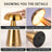 Portable Mushroom LED Table Lamp - Cordless Touch Dimmable Retro Bedside Nightlight