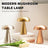 Portable Mushroom LED Table Lamp - Cordless Touch Dimmable Retro Bedside Nightlight