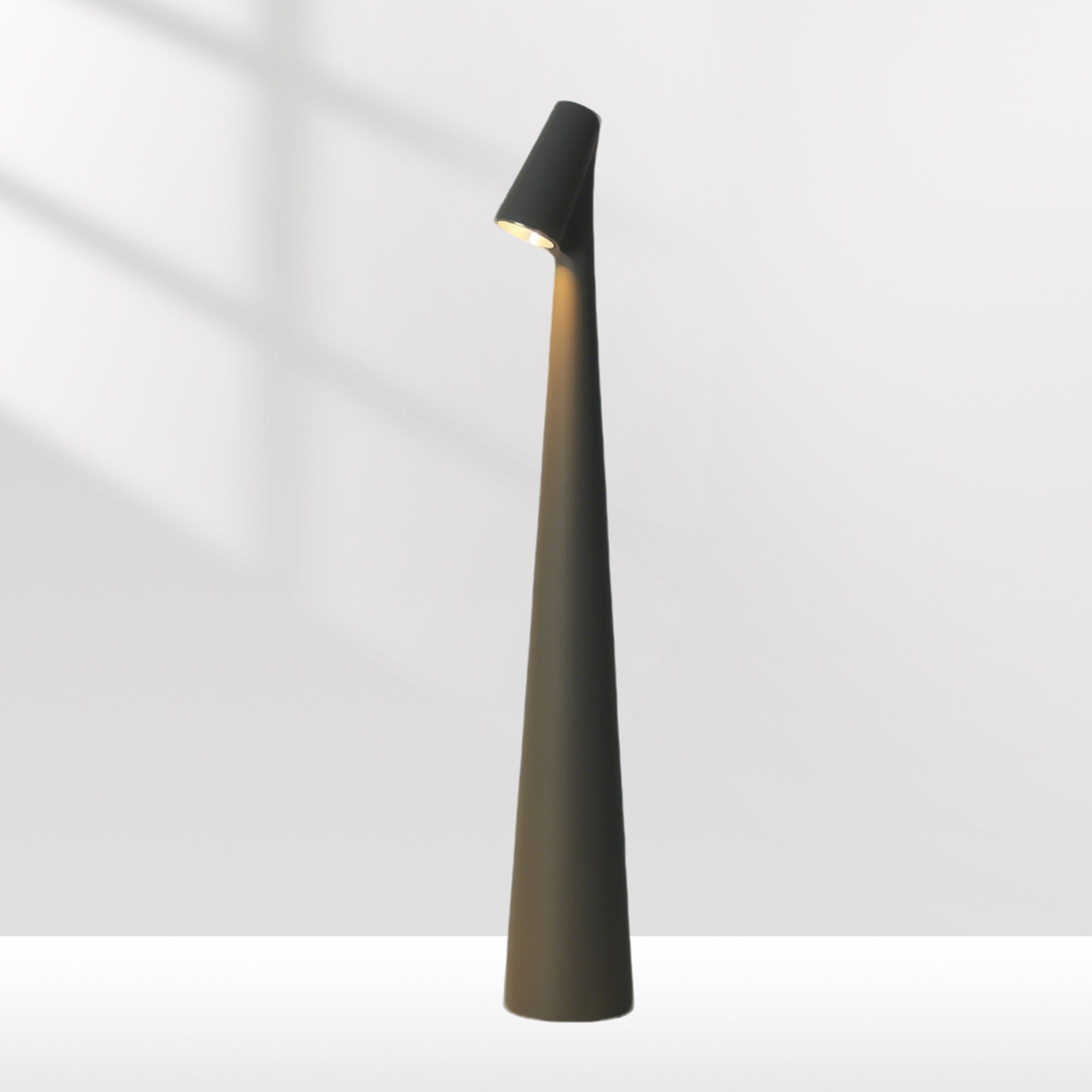 Minimalist Sculptural Cordless Table Lamp with Touch Dimming