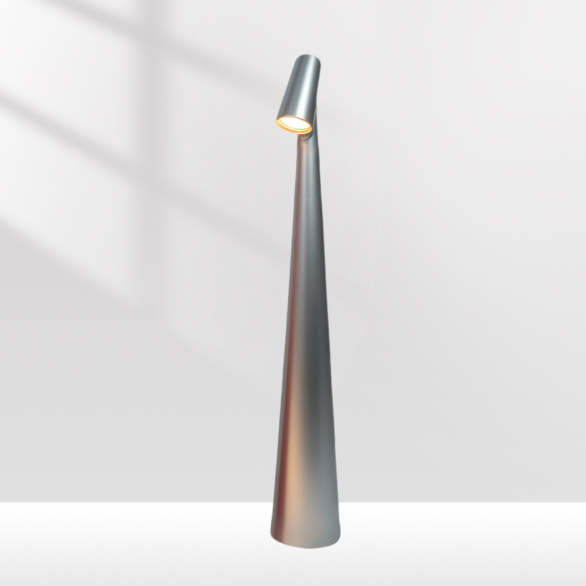 Minimalist Sculptural Cordless Table Lamp with Touch Dimming