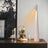 Minimalist Sculptural Cordless Table Lamp with Touch Dimming