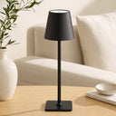 Minimalist Slim Metal Desk Lamp - Rechargeable Cordless LED Light