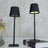 Minimalist Slim Metal Desk Lamp - Rechargeable Cordless LED Light