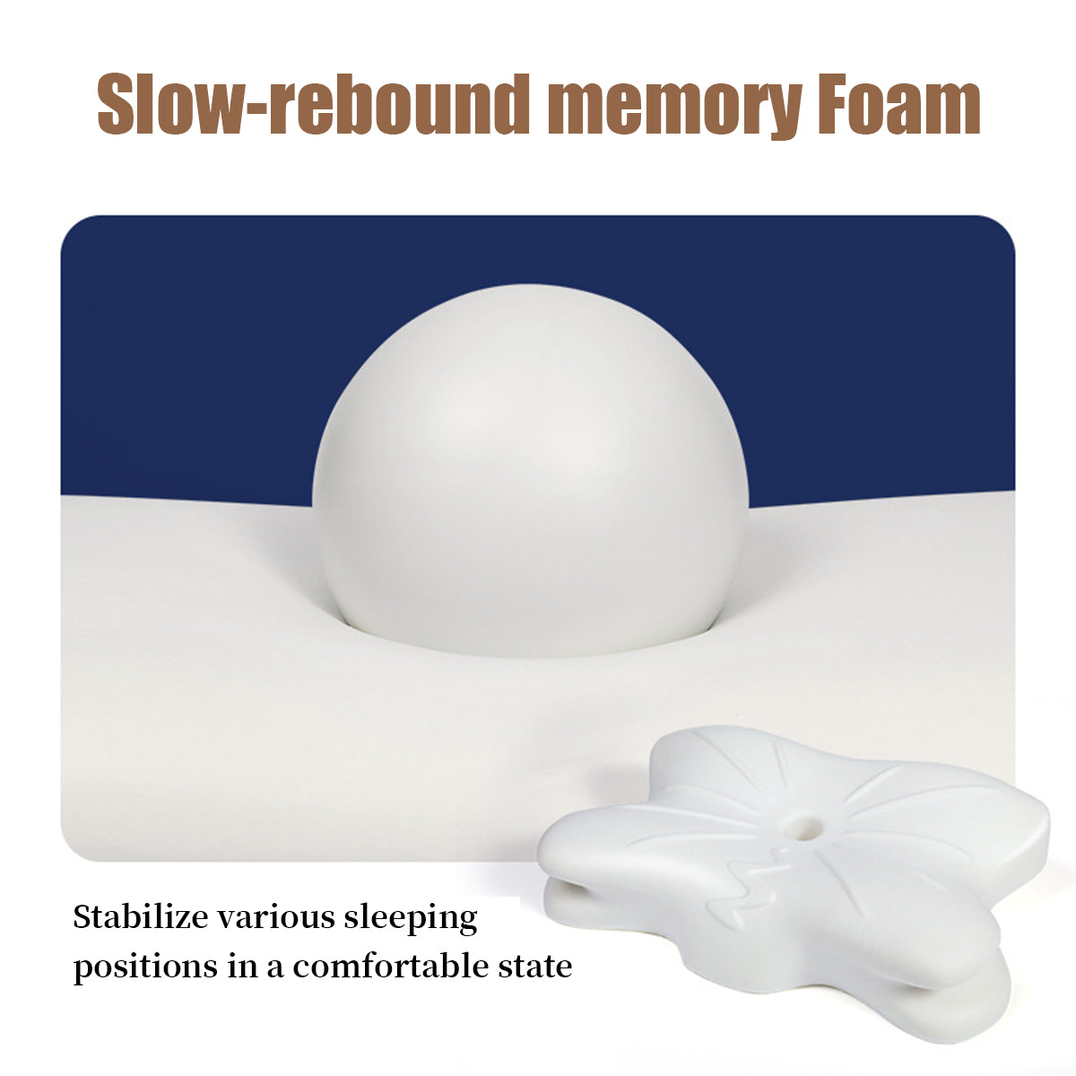 Silky Smooth Ice-Sensation Memory Foam Pillow for Side, Back & Stomach Sleepers