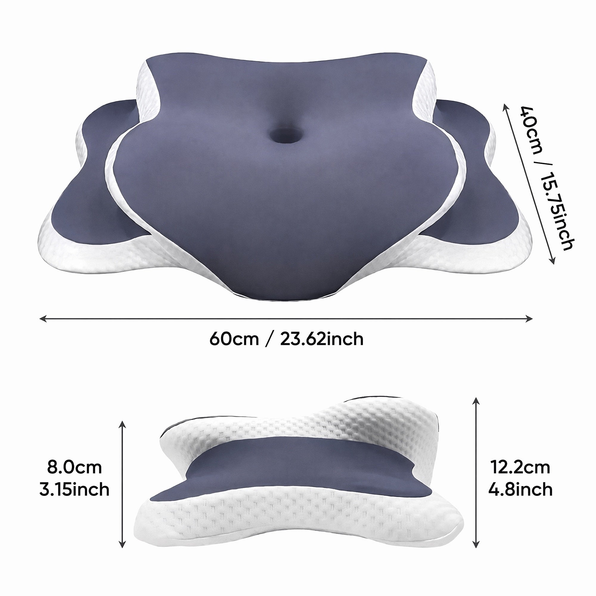 Ergonomic Cervical Support Pillow for Deep & Restful Sleep