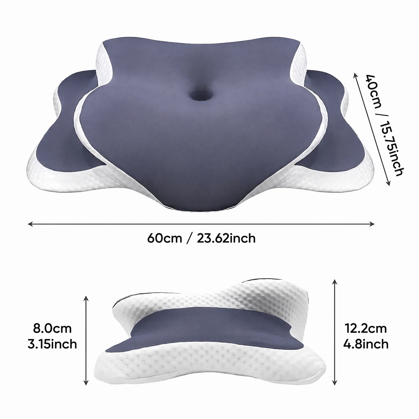Ergonomic Cervical Support Pillow for Deep & Restful Sleep