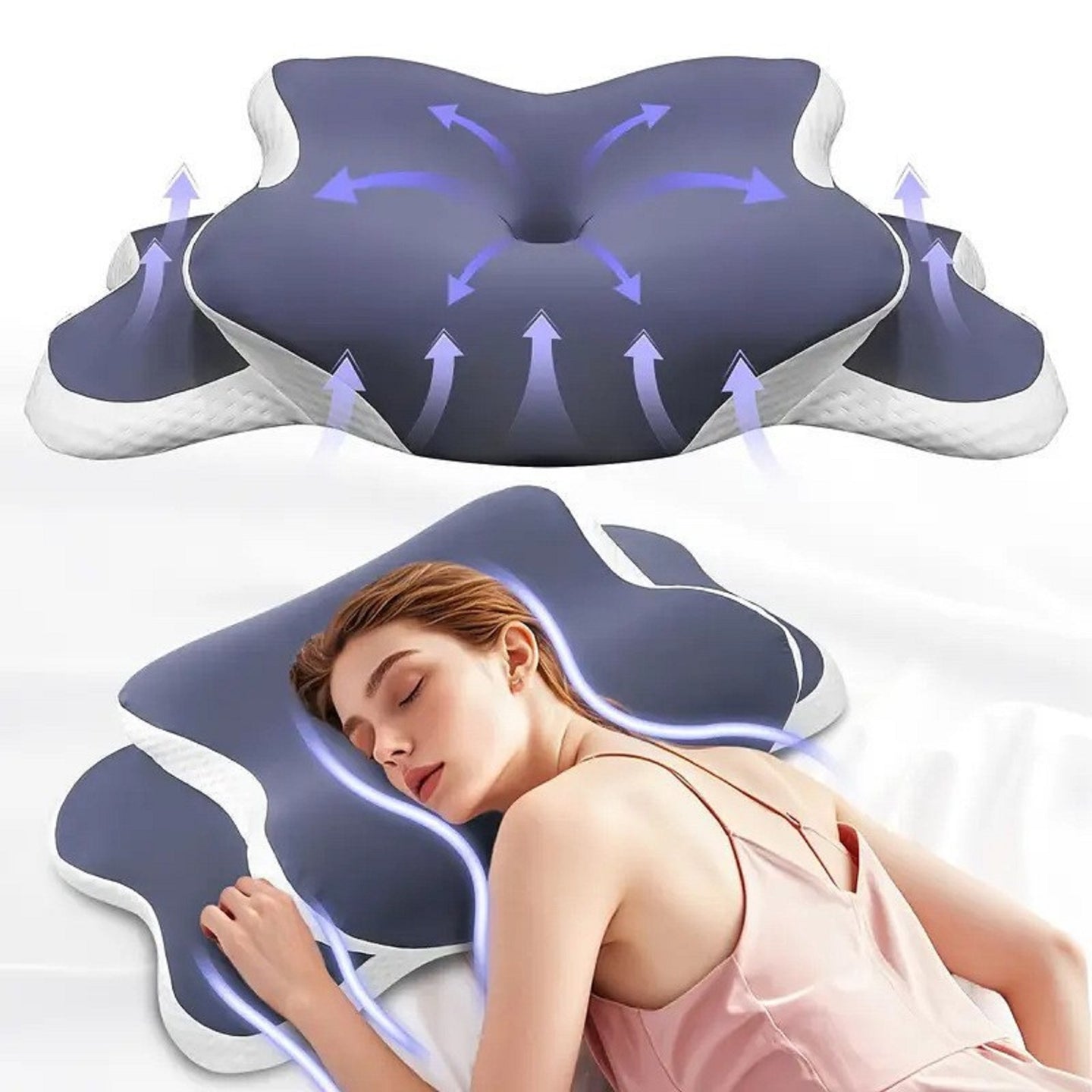 Ergonomic Cervical Support Pillow for Deep & Restful Sleep