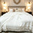 Soft Cable-Knit Throw Blanket with Fringe Tassels