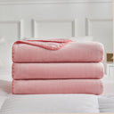 Soft Flannel Throw Blanket for Sofa & Bed Comfort