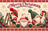 Christmas Gnome Santa Non‑Slip Washable Area Rug