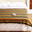 Boho Chevron Knitted Throw Blanket with Fringe Tassels