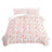 Liveonus 3 Pieces Cute Vintage Floral Soft Lightweight Comforter Set