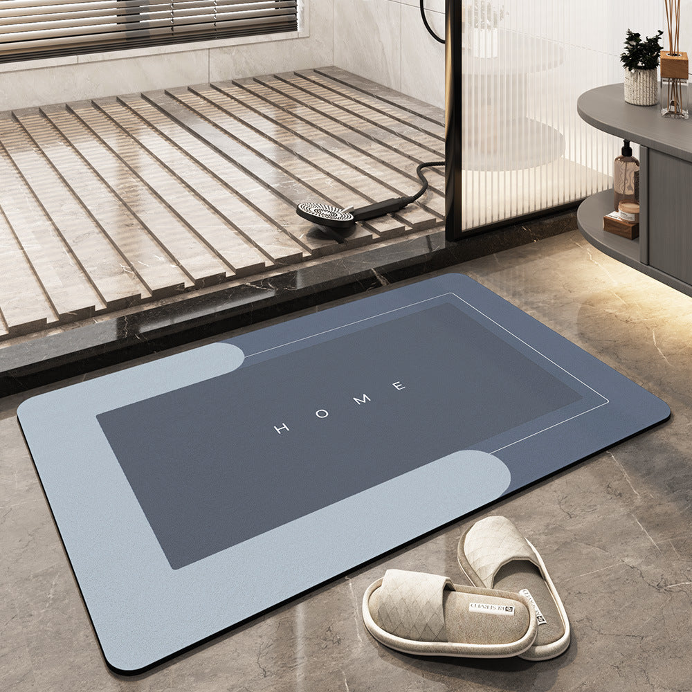 Liveonus Minimalist Diatomite Absorbent Non Slip Bath Mat