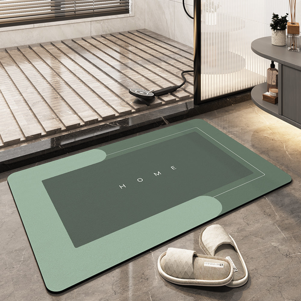 Liveonus Minimalist Diatomite Absorbent Non Slip Bath Mat