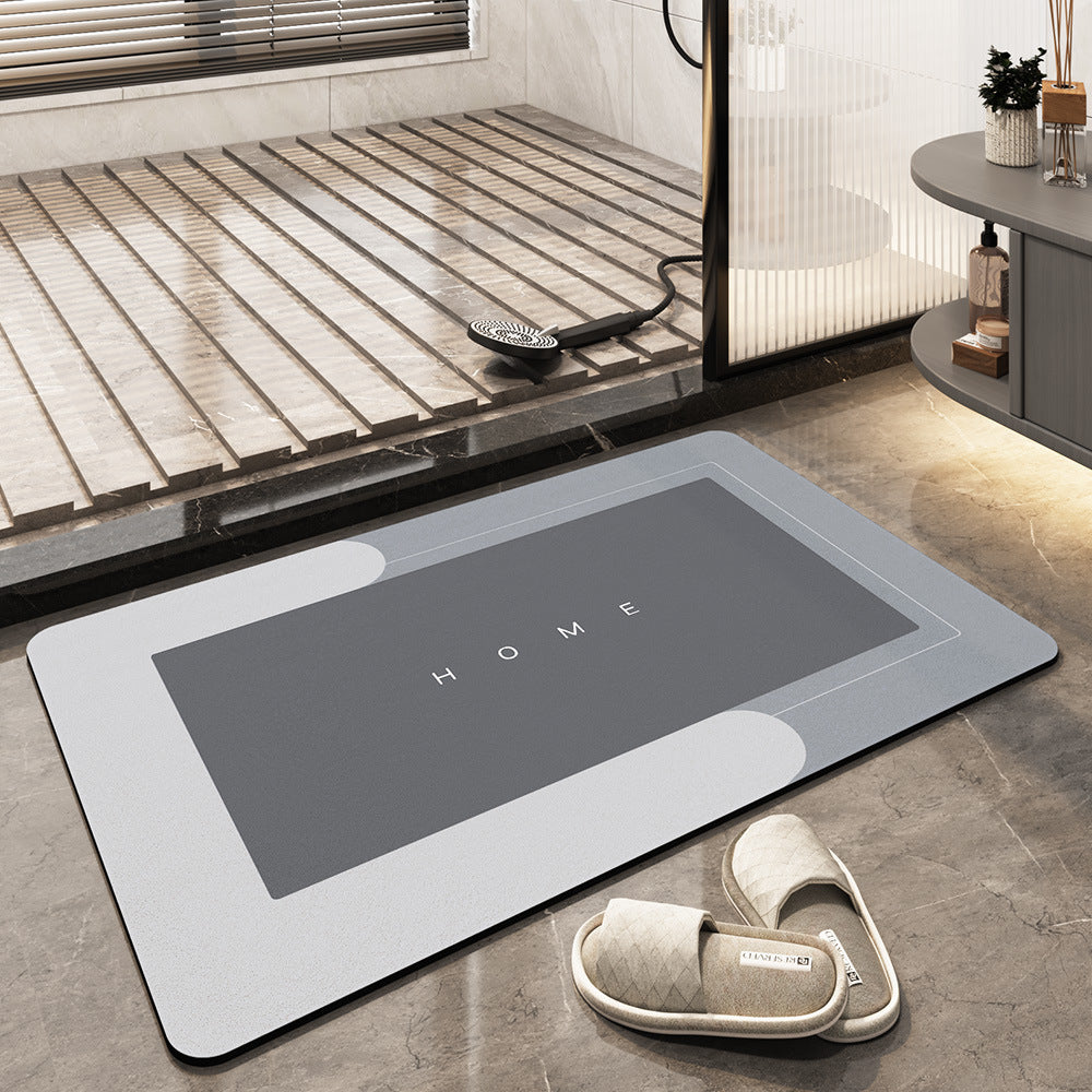 Liveonus Minimalist Diatomite Absorbent Non Slip Bath Mat