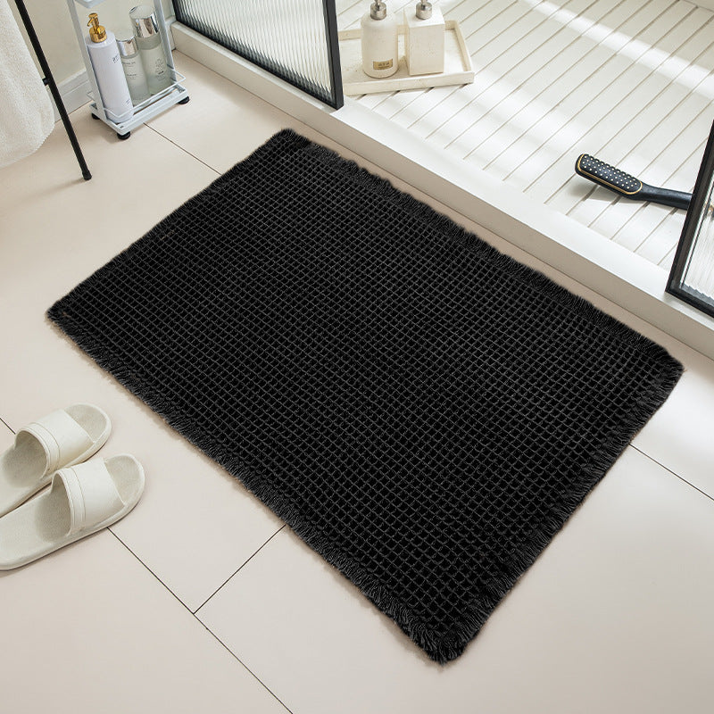 Liveonus Upgraded Waffle Weave Absorbent Non Slip Bath Mat