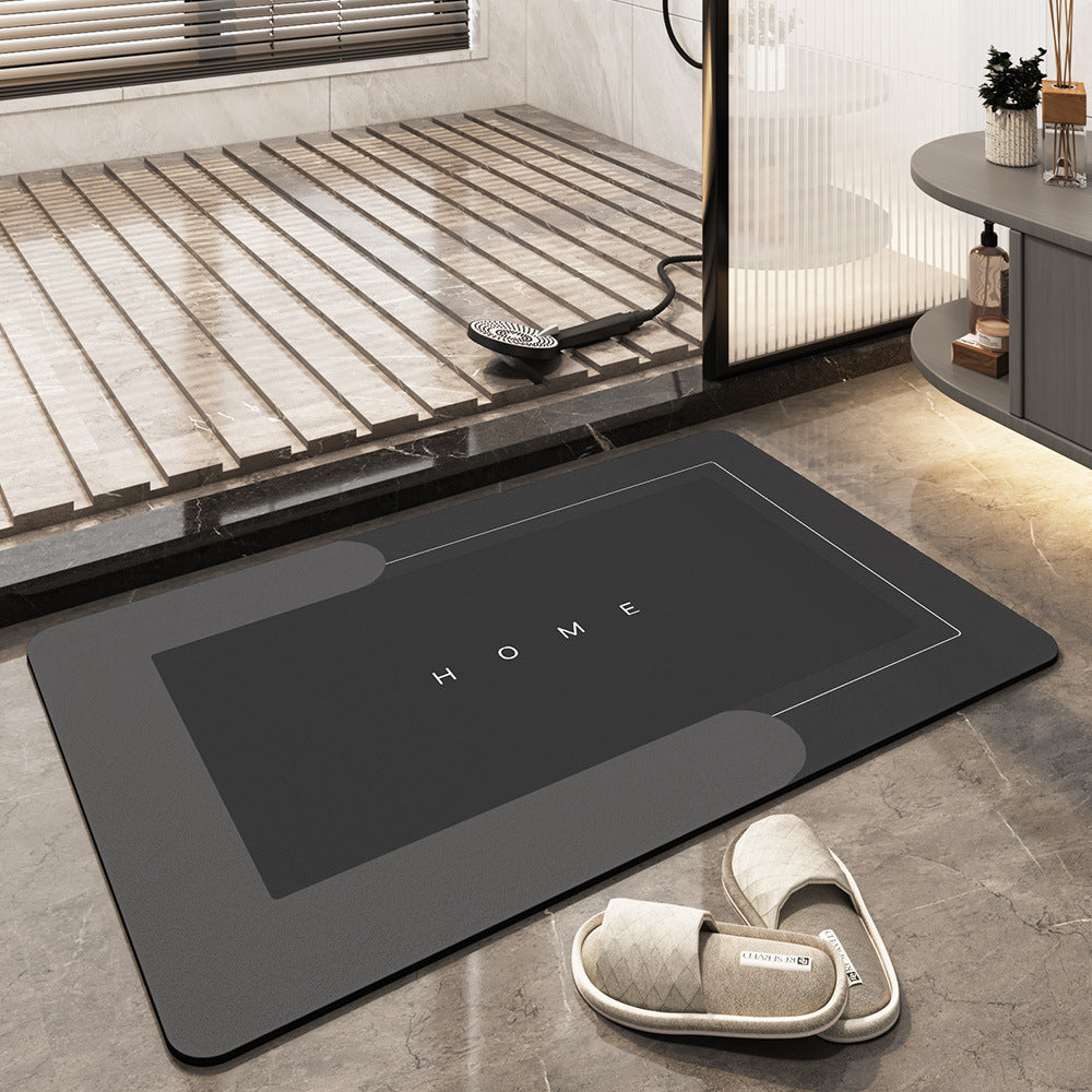 Liveonus Minimalist Diatomite Absorbent Non Slip Bath Mat
