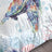 Liveonus 3 Pieces Coastal Beach Theme Comforter Set with Nautical Turtle Design