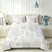 Liveonus 7pc Coastal Seashell Ocean Comforter Set All Season Bedding
