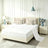 Liveonus 7pc Beige Neutral Plaid Comforter Set All Season Bedding