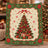 Vintage Christmas Tree Gift Box Throw Blanket