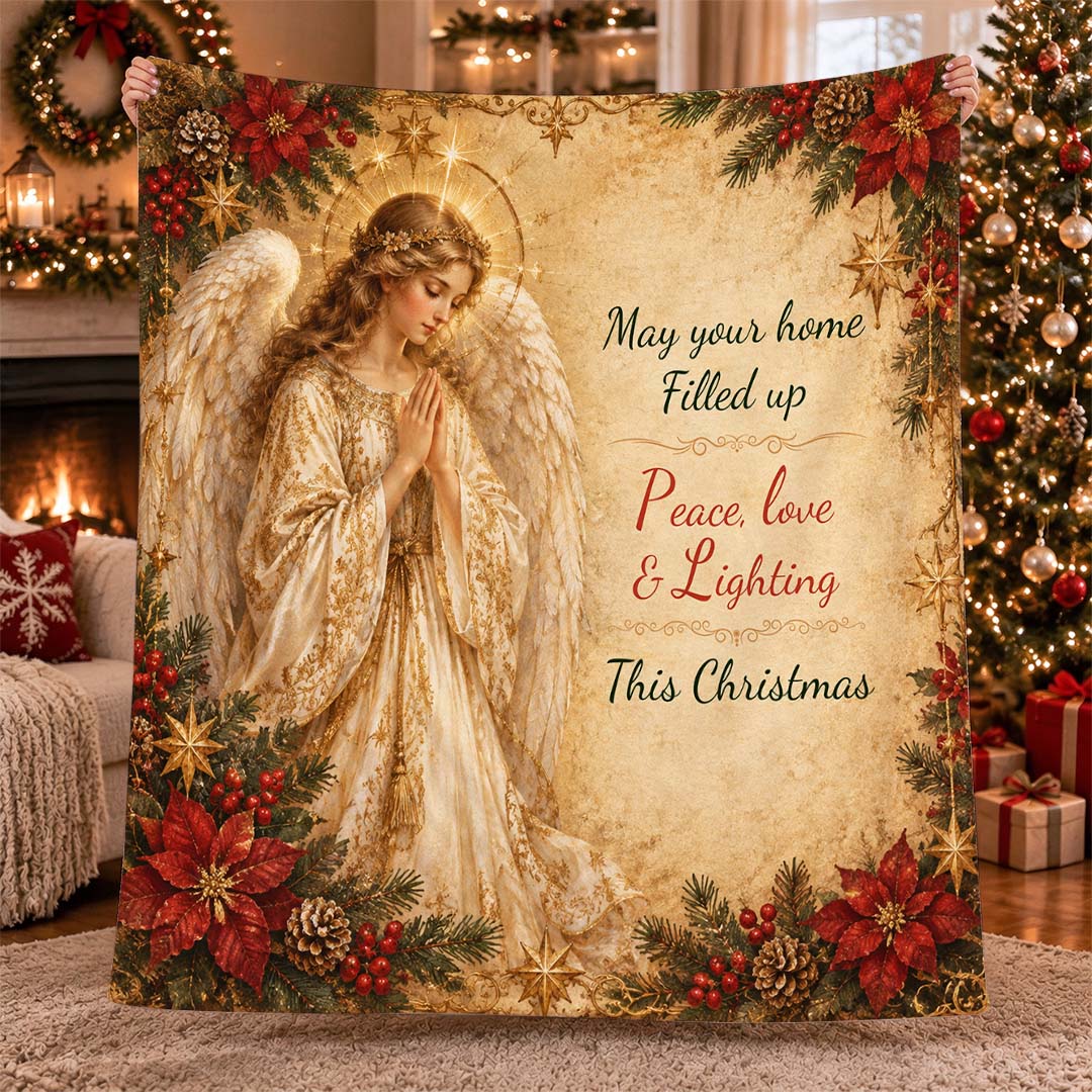 Vintage Angel Throw Blanket