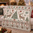 Vintage Christmas Reindeer Throw Blanket