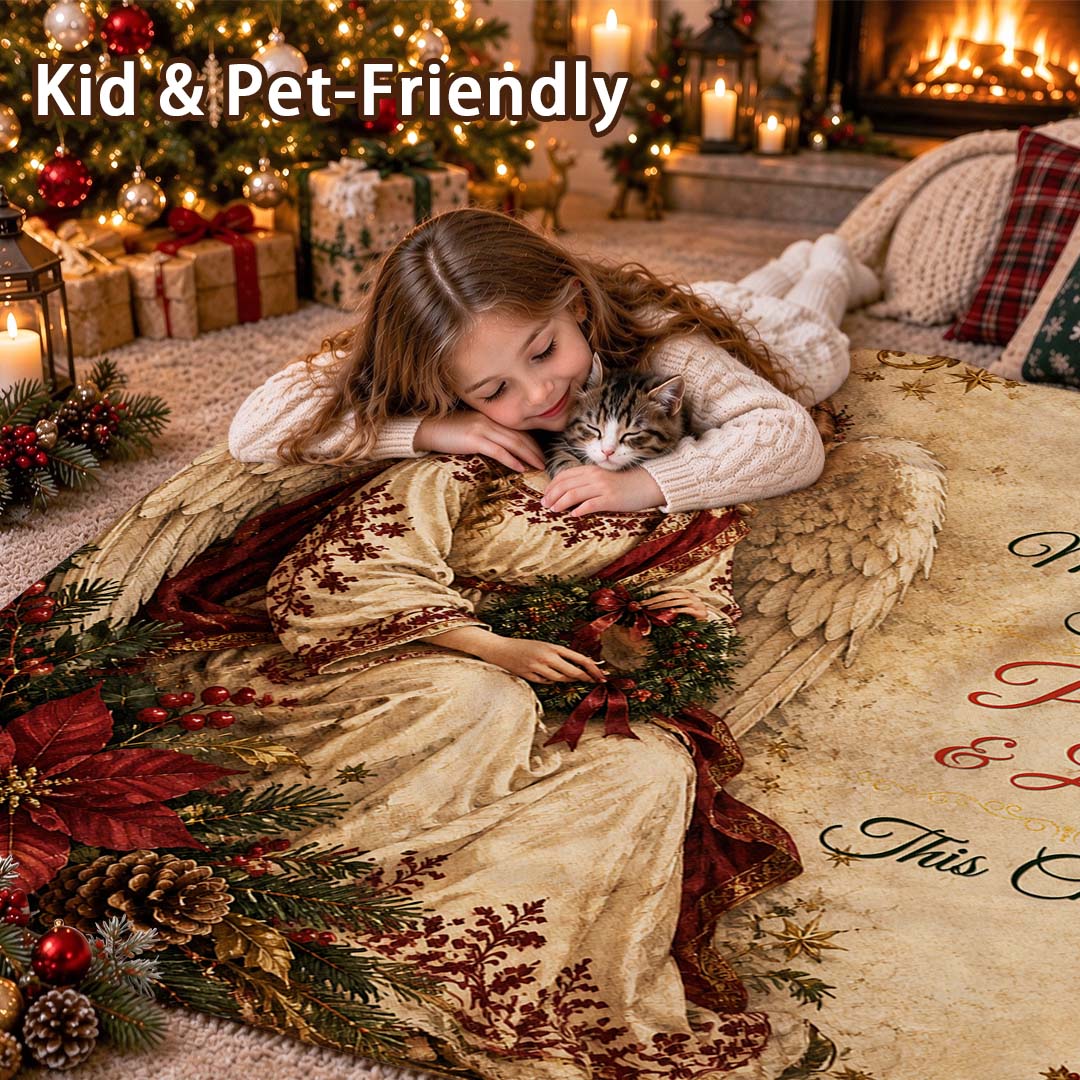 Vintage Angel Throw Blanket