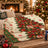 Vintage Christmas Tree Gift Box Throw Blanket