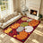 Liveonus Fall Pumpkin Harvest Non‑Slip Area Rug for Thanksgiving Home Decor