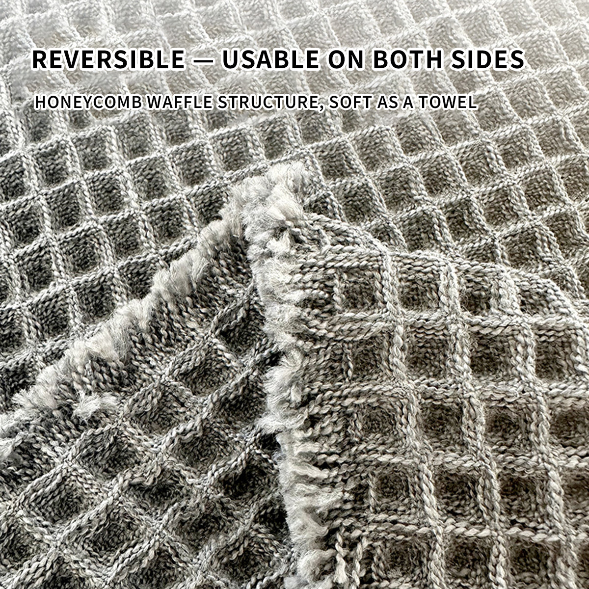 Liveonus Upgraded Waffle Weave Absorbent Non Slip Bath Mat