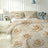 Liveonus 7pc Beige 3D Rose Lace Complete Bed In A Bag Comforter Set