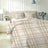 Liveonus 7pc Beige Neutral Plaid Comforter Set All Season Bedding