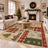 Vintage Christmas Non‑Slip Washable Area Rug