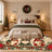 Christmas Gnome Santa Non‑Slip Washable Area Rug