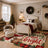 Snowman Christmas Non‑Slip Washable Area Rug